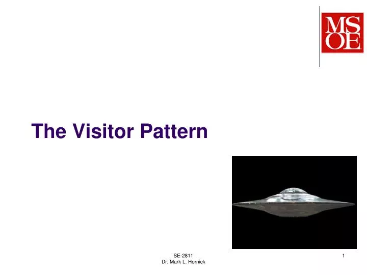 the visitor pattern