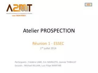 atelier prospection