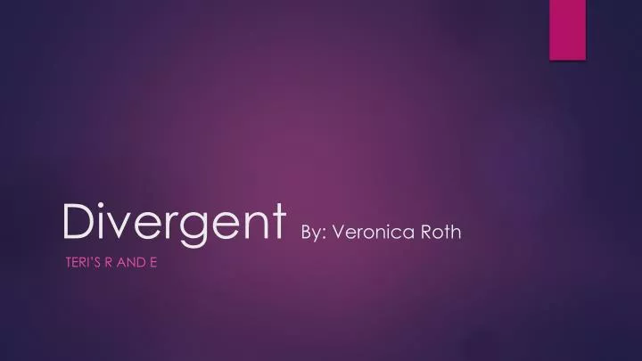 divergent by veronica roth