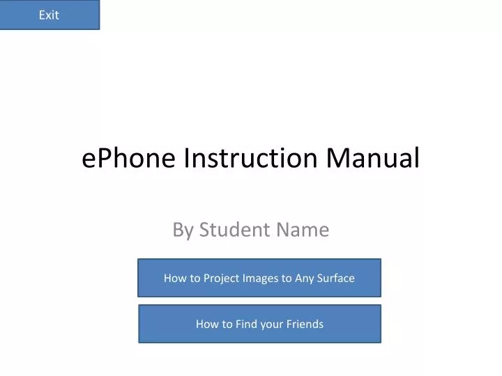 ephone instruction manual