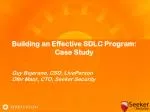 Building an Effective SDLC Program: Case Study - slide 1