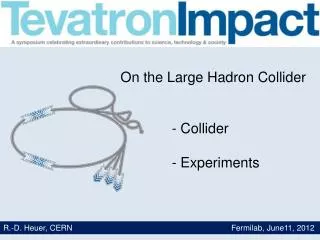 On the Large Hadron Collider - Collider - Experiments