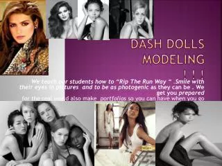 Dash Dolls Modeling ! ! !