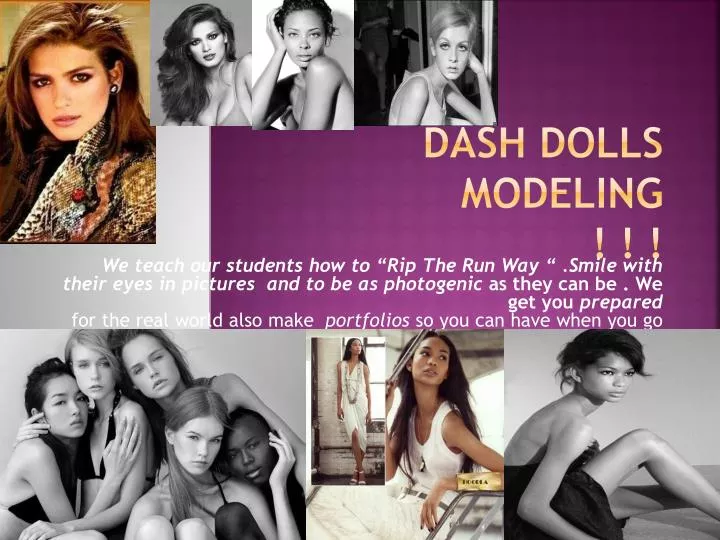 dash dolls modeling