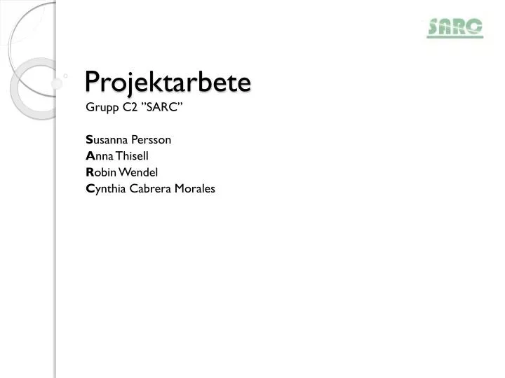 projektarbete