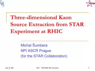 Three-dimensional Kaon Source Extraction from STAR Experiment at RHIC