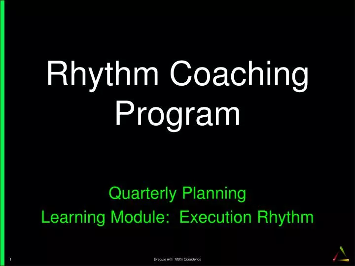 rhythm coaching program