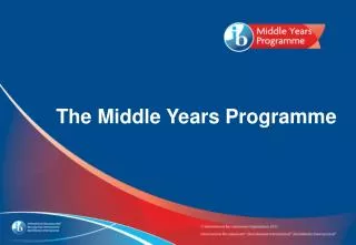 The Middle Years Programme