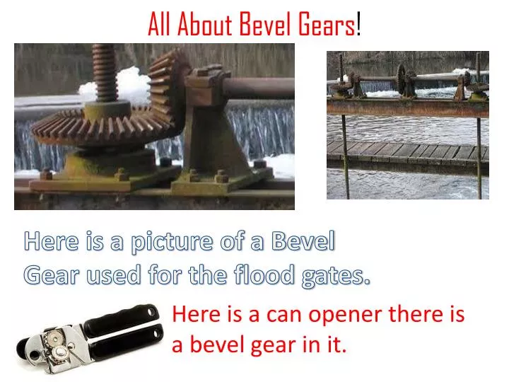 all about bevel gears