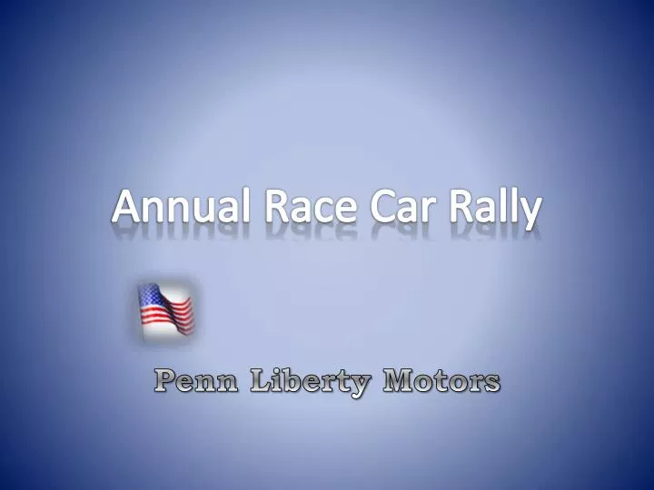 annual race car rally