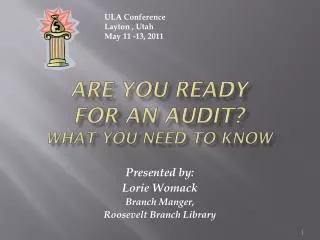 Are You Ready For An Audit? What you Need to Know