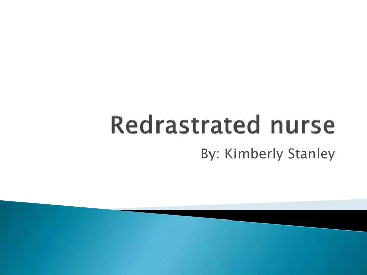 redrastrated nurse