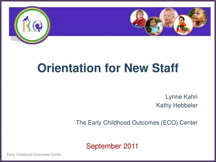 orientation for new staff