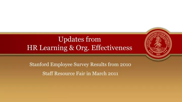 updates from hr learning org effectiveness