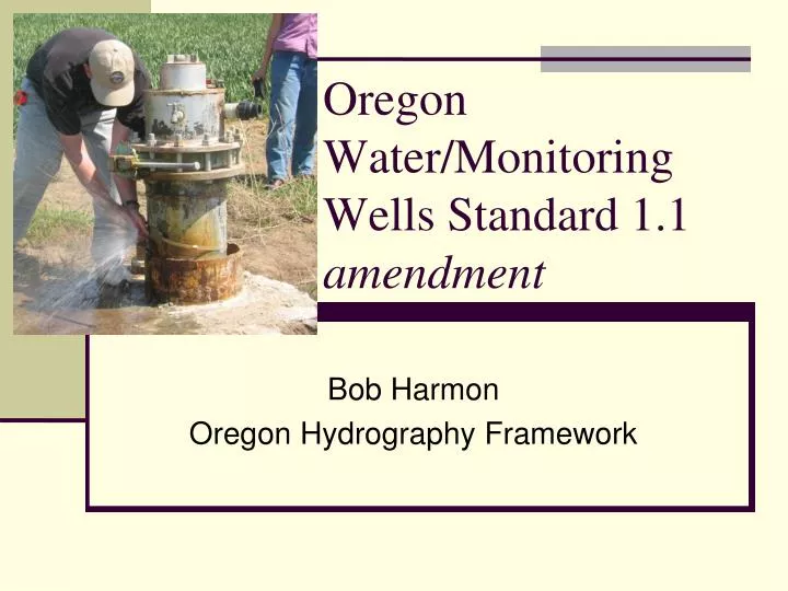 bob harmon oregon hydrography framework
