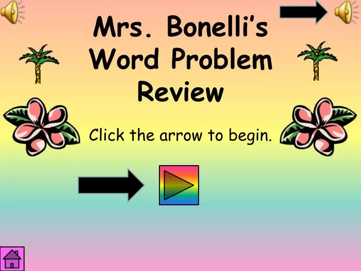 mrs bonelli s word problem review