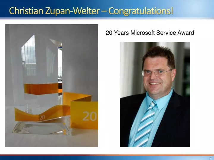 christian zupan welter congratulations