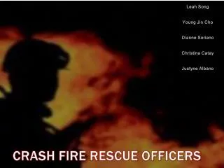 CRASH FIRE RESCUE OFFICERS