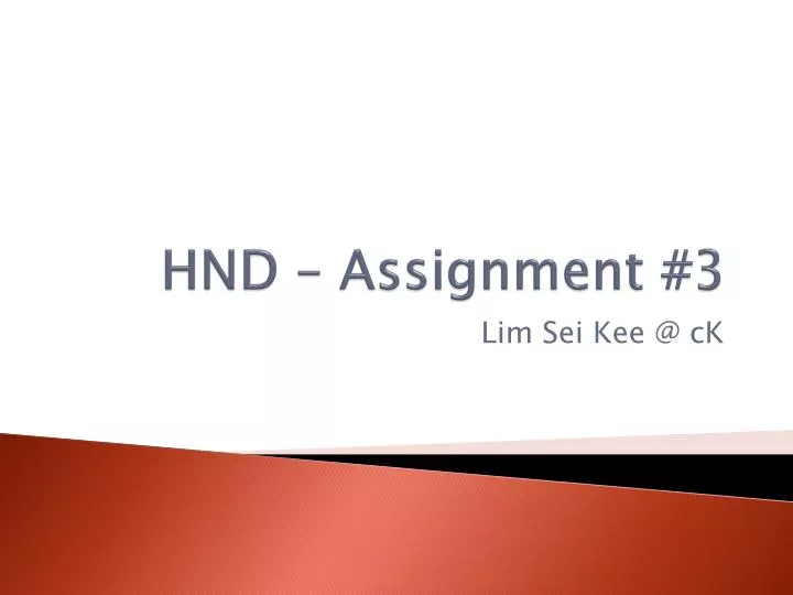 hnd assignment 3