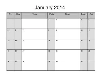 january 2014