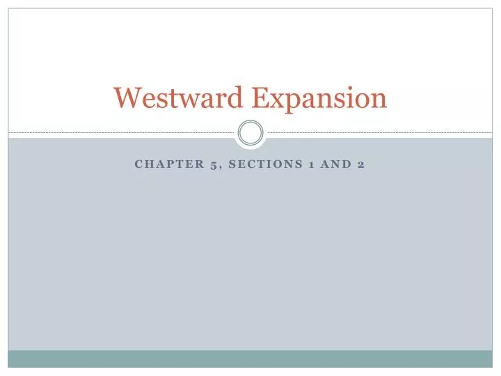 westward expansion