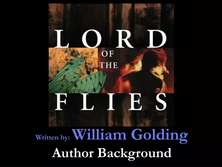 written by william golding author background