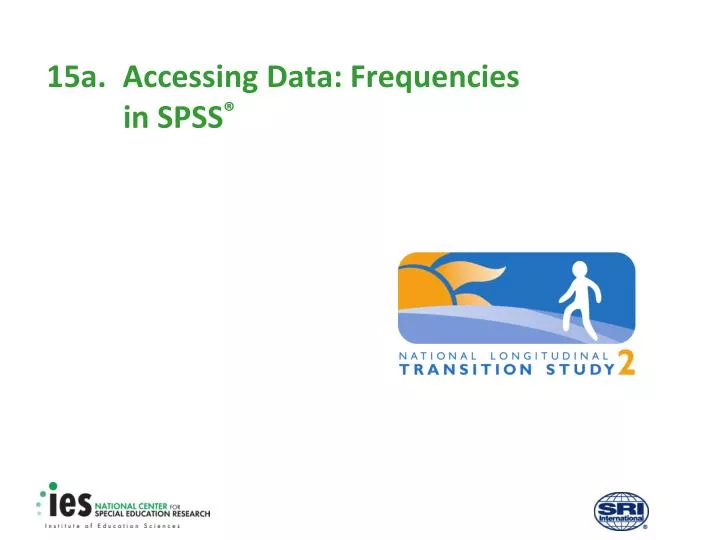 15a accessing data frequencies in spss