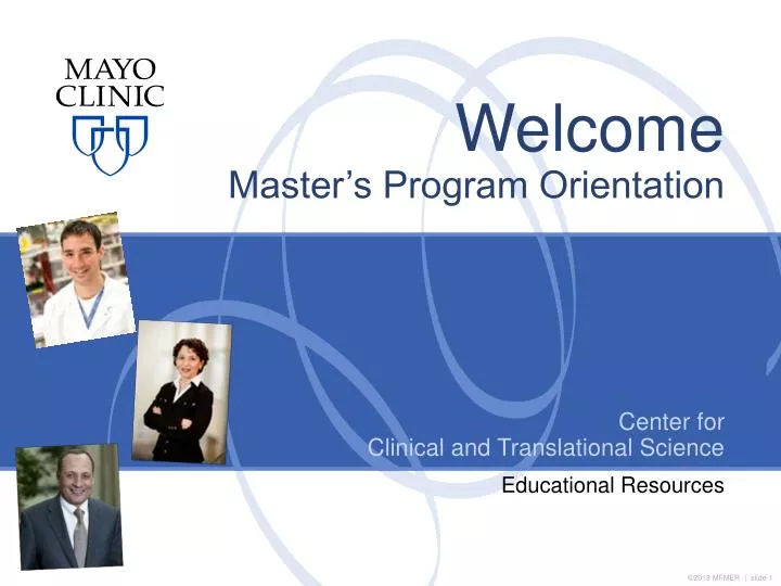 welcome master s program orientation