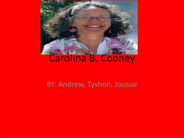 carolina b cooney