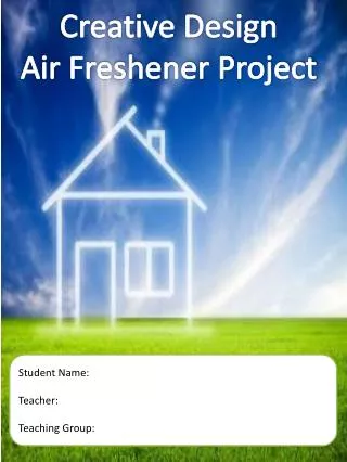 Creative Design Air Freshener Project