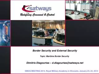 Border Security and External Security Topic: Maritime Border Security
