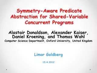 Symmetry-Aware Predicate Abstraction for Shared-Variable Concurrent Programs