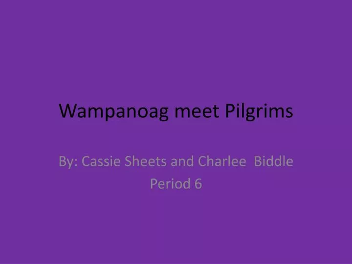 wampanoag meet pilgrims