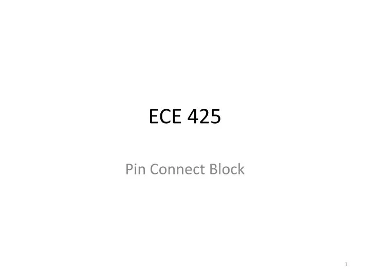 ece 425