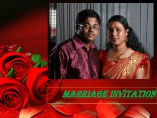 Marriage Invitation