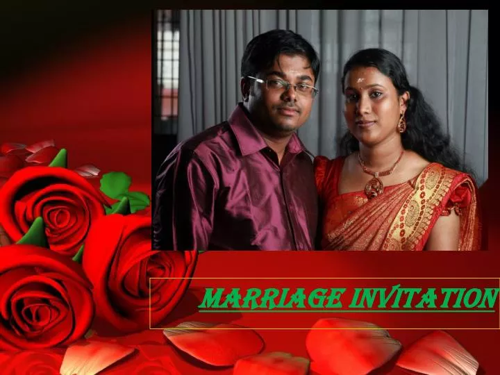 marriage invitation