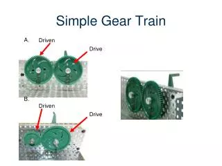 Simple Gear Train