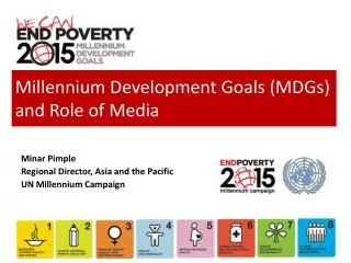 Millennium Development Goals (MDGs) and Role of Media