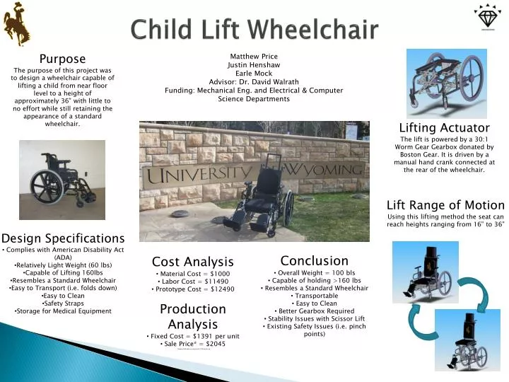 child lift wheelchair