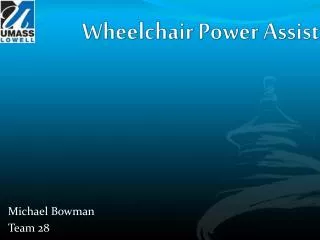 Wheelchair Power Assist