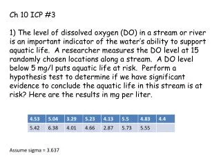 Ch 10 ICP #3