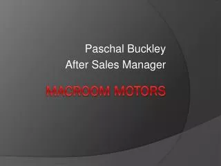 Macroom Motors