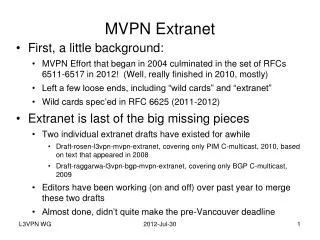 MVPN Extranet