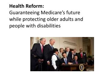 Strengthening Medicare and benefiting enrollees