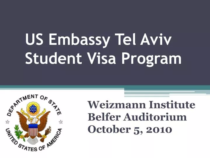 us embassy tel aviv student visa program
