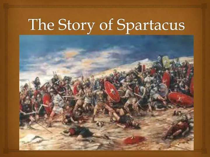 the story of spartacus