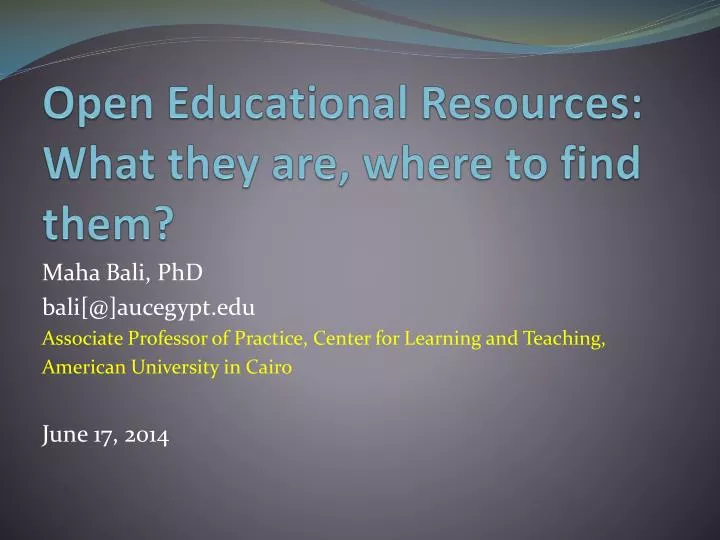 open educational resources what they are where to find them