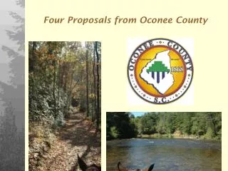 Four Proposals from Oconee County