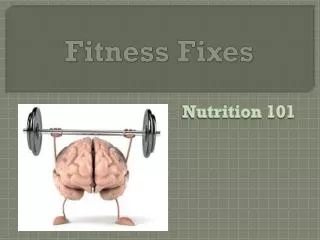 Fitness Fixes