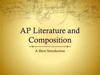 AP Literature and Composition
